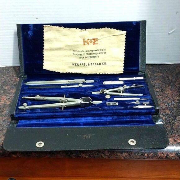 Keuffel & Esser Vintage Drafting Set. EUC. - Picture 1 of 7